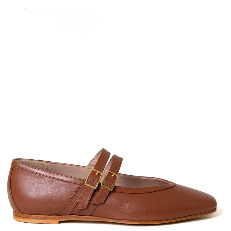 Monain Snow Women's Leather Mary Jane - Elegant & Comfortable Leather Flats