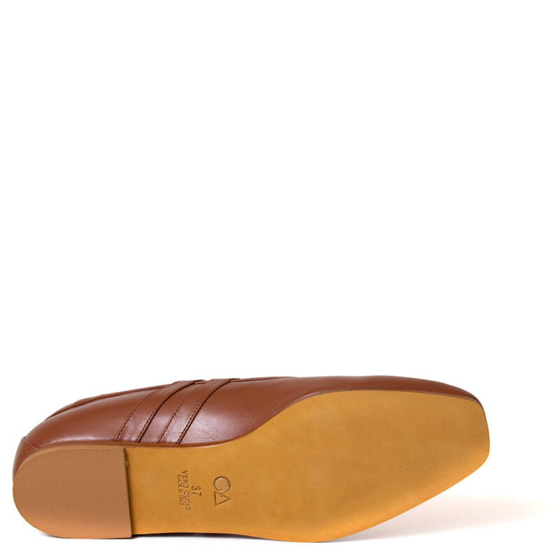 Monain Snow Women's Leather Mary Jane - Elegant & Comfortable Leather Flats - Image 5