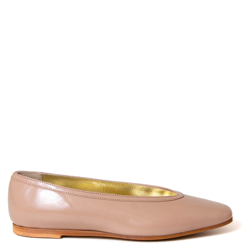 Monain Teo Women's Patent Leather Flat - Elegant & Comfortable Slip-On Flats