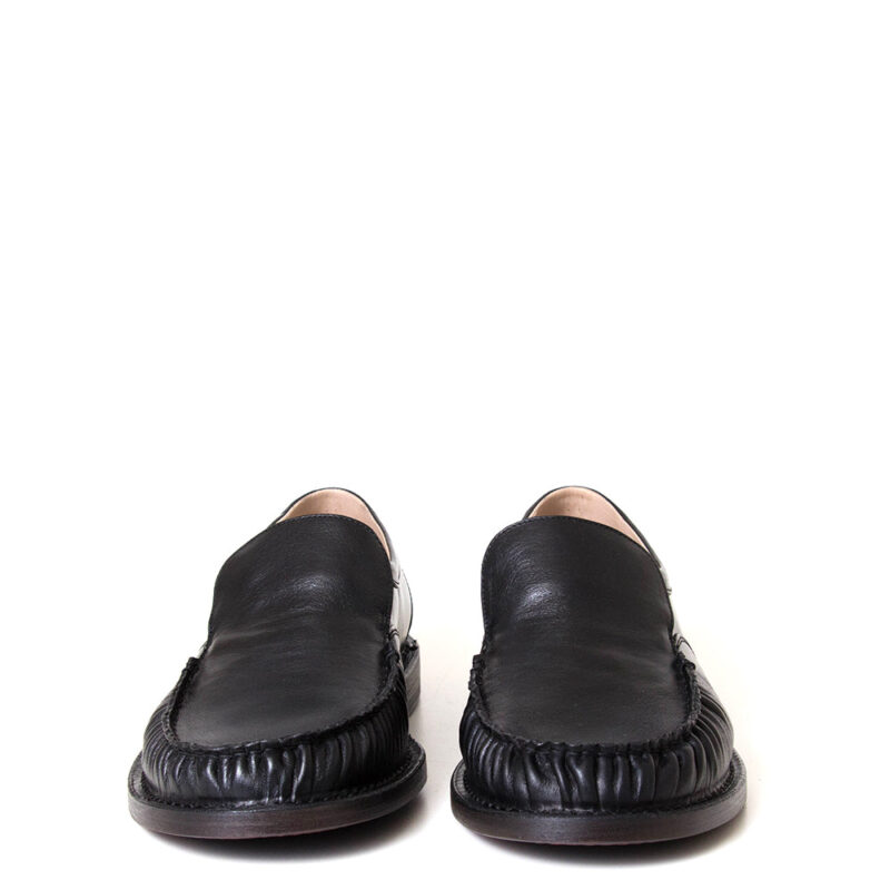 Monain Time 1F Men's Leather Slip-On Shoe - Classic & Comfortable Slip-On Loafers - Image 3