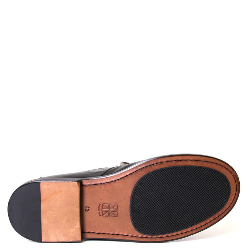 Monain Time 1F Men's Leather Slip-On Shoe - Classic & Comfortable Slip-On Loafers - Image 5